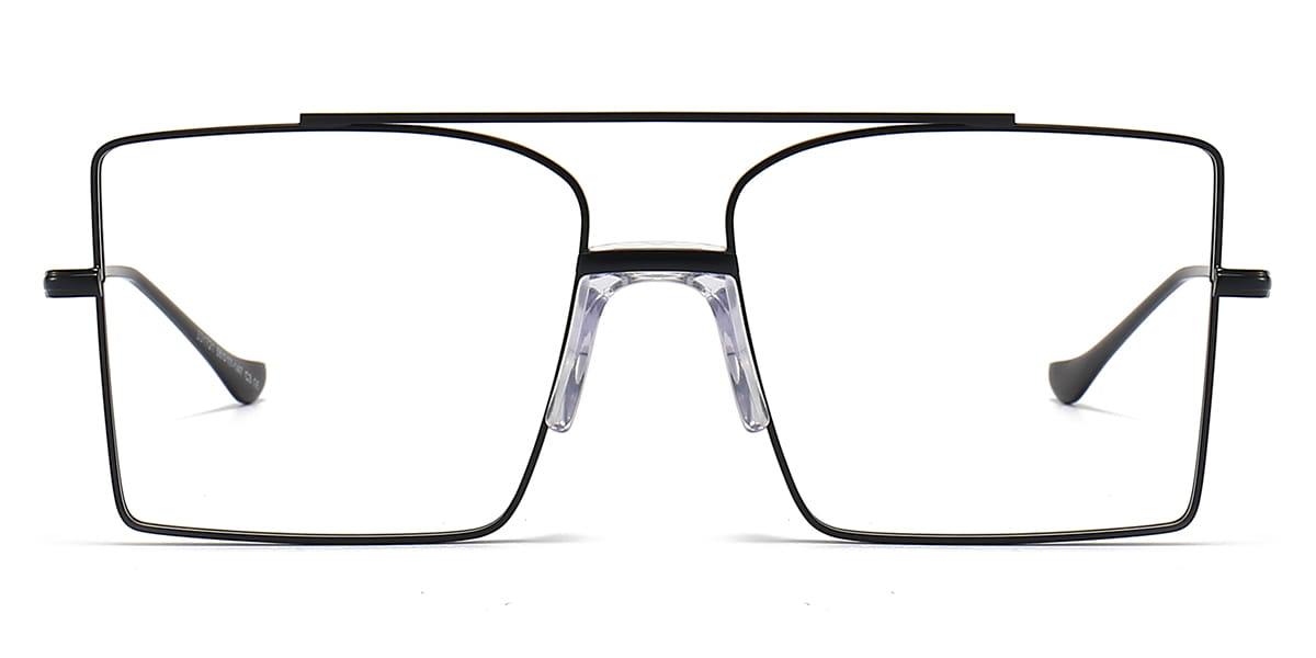 Black - Square Glasses - Lyle