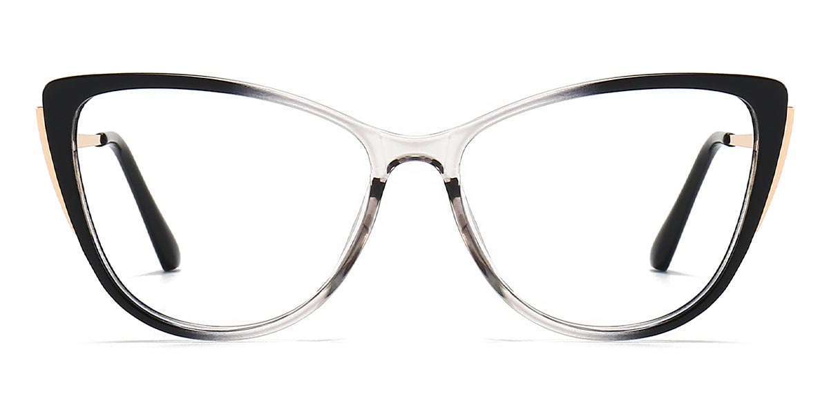 Black Coral - Cat eye Glasses