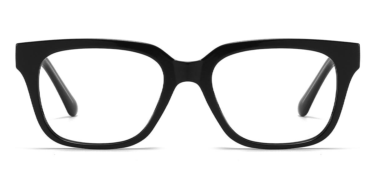 Black - Rectangle Glasses - Sage