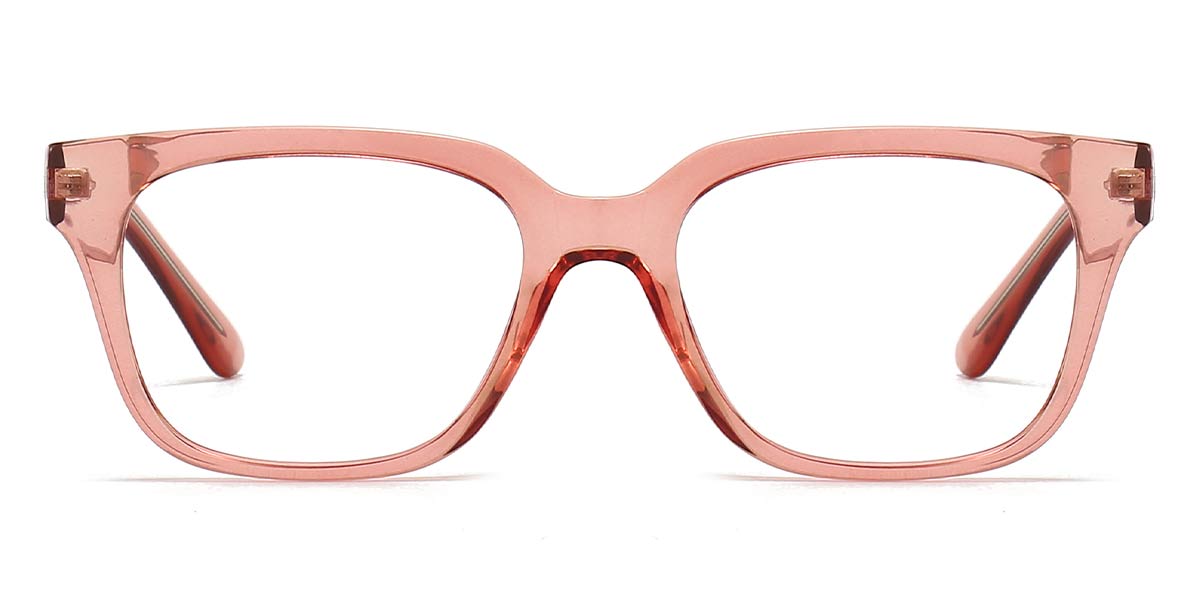 Pink - Rectangle Glasses - Sage