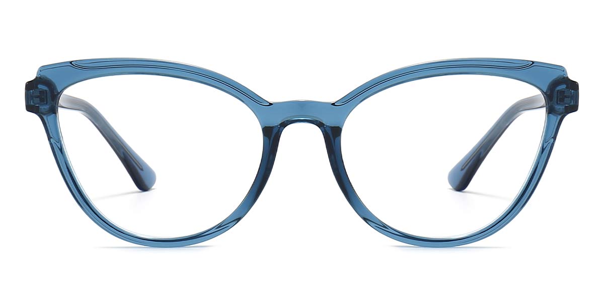 Blue - Cat eye Glasses - Kayla