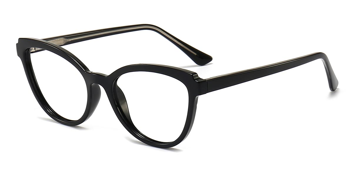 Black - Cat eye Glasses - Kayla