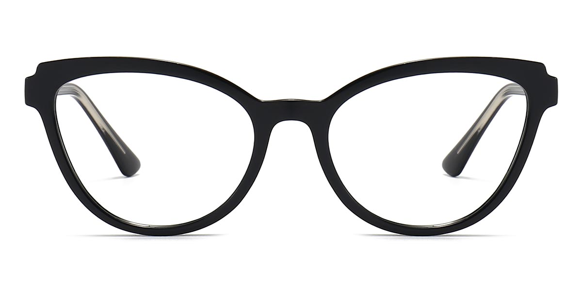 Black Kayla - Cat eye Glasses