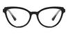 Black Kayla - Cat Eye Glasses
