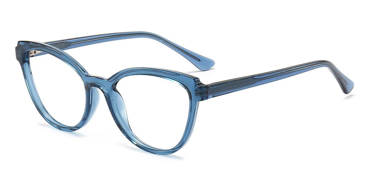 Blue Kayla - Cat Eye Glasses