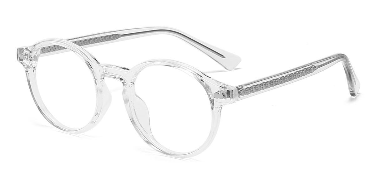 Clear Sybil - Round Glasses