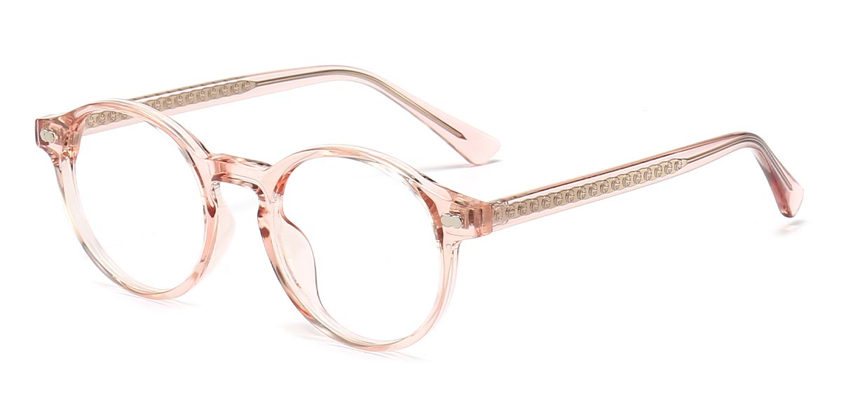 Pink - Round Glasses - Sybil