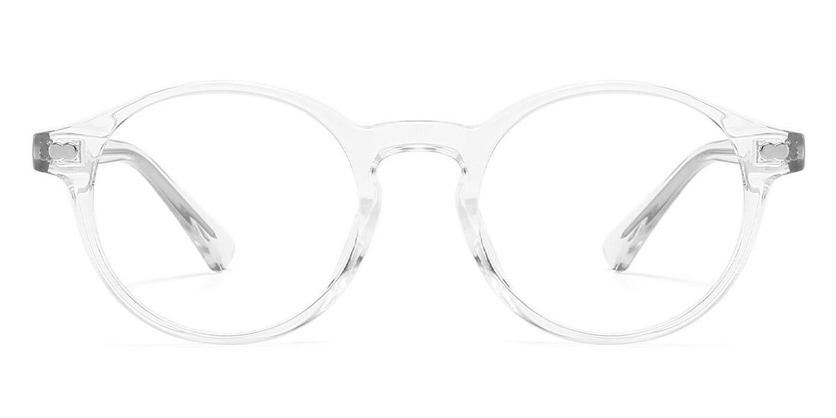 Clear Sybil - Round Glasses