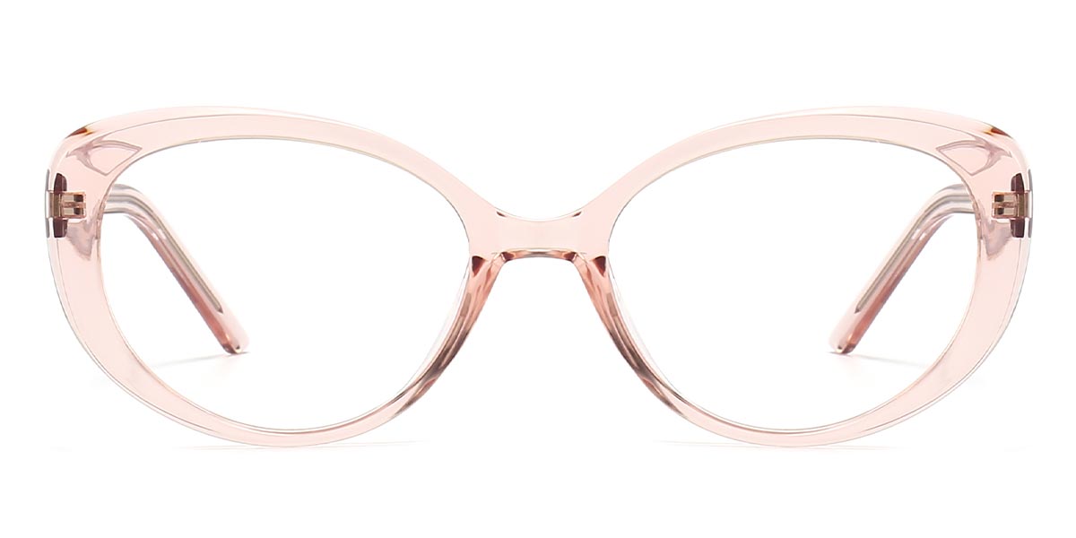 Pink - Oval Glasses - Arya