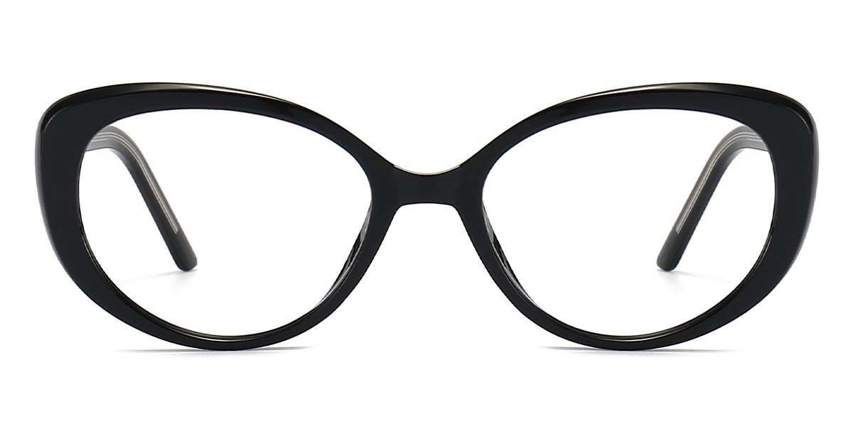 Black Arya - Oval Glasses