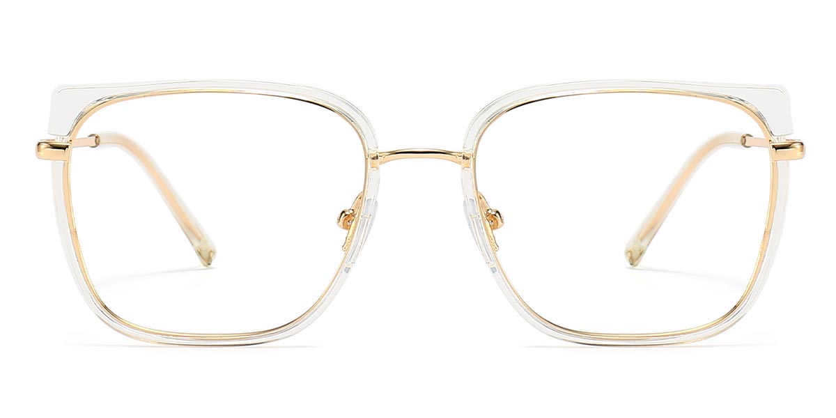 Transparent - Square Glasses - Zuri