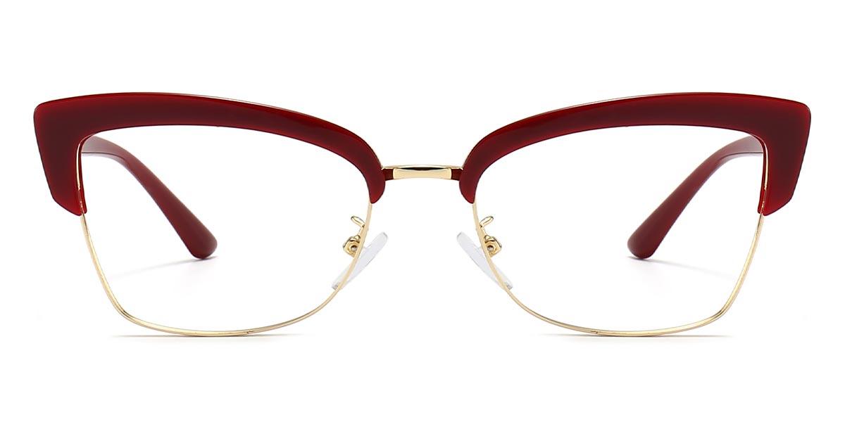 Red Zyanya - Cat Eye Glasses