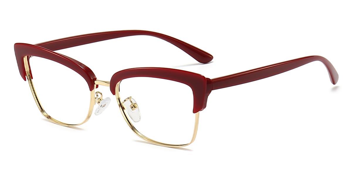 Red Zyanya - Cat Eye Glasses
