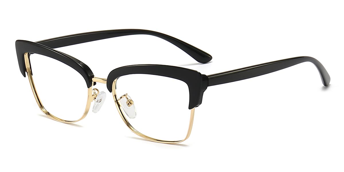 Black - Cat eye Glasses - Zyanya