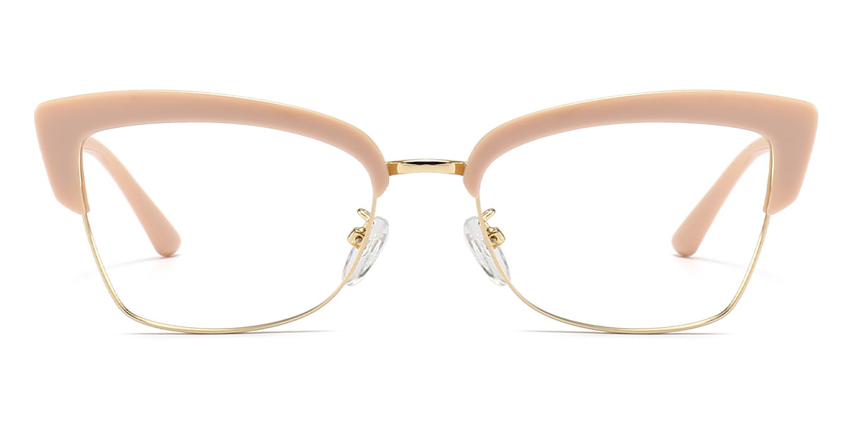 Pink - Cat eye Glasses - Zyanya