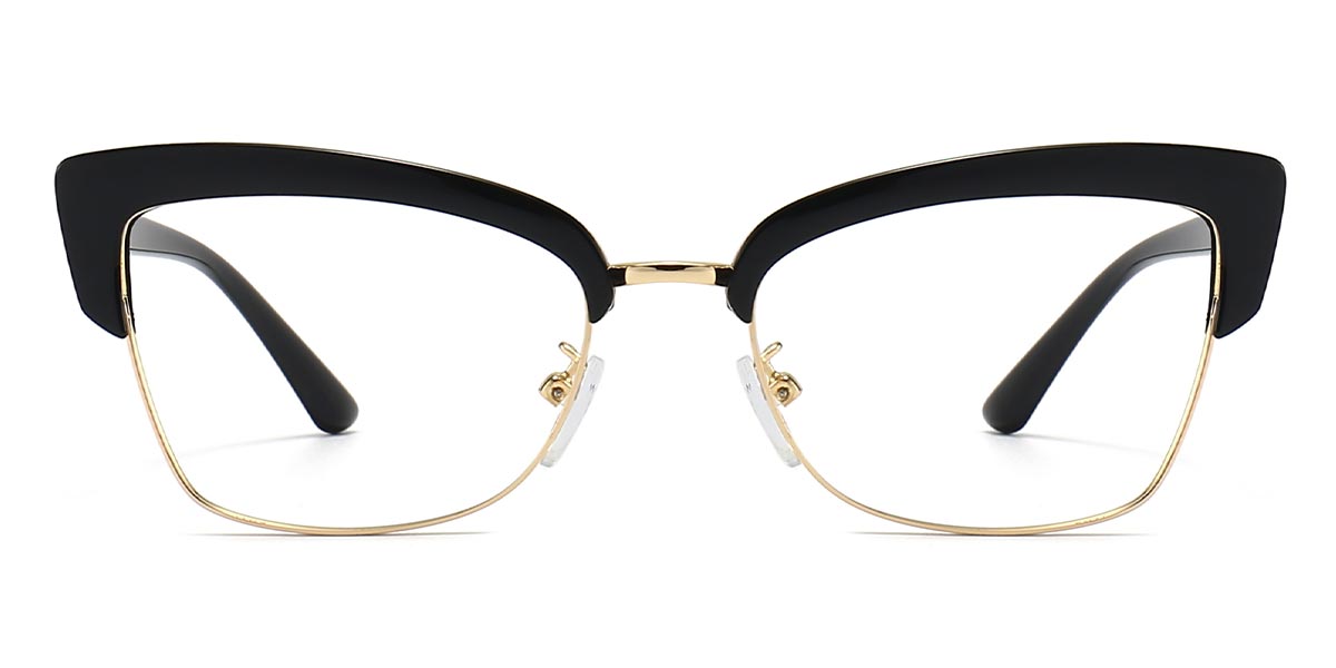 Black - Cat eye Glasses - Zyanya