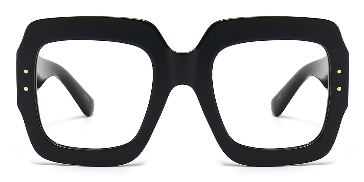 Black - Square Glasses - Mnemosyne
