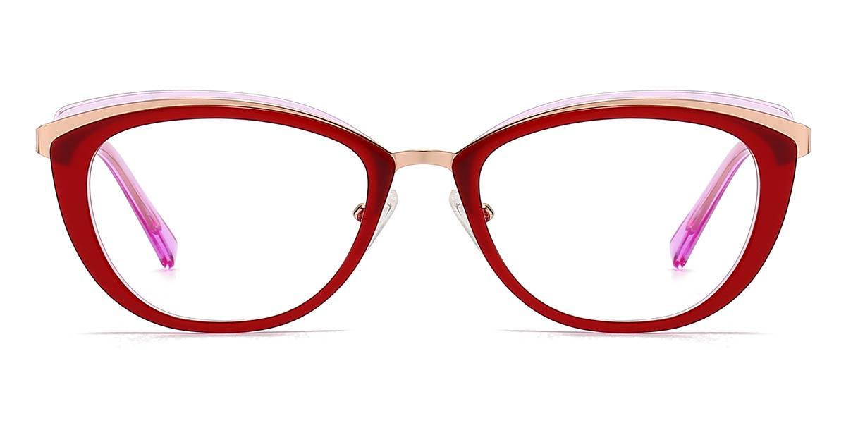 Red Kenna - Oval Glasses