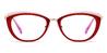Red Kenna - Oval Glasses