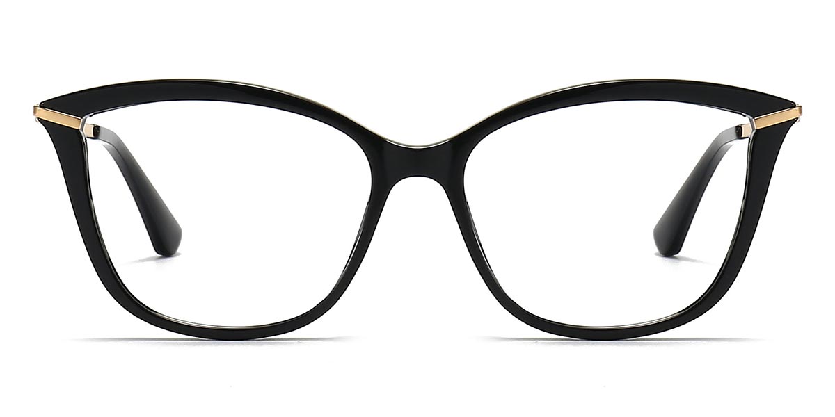 Black Huntley - Cat eye Glasses