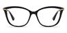 Black Huntley - Cat Eye Glasses