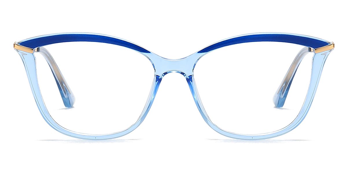 Blue - Cat eye Glasses - Huntley