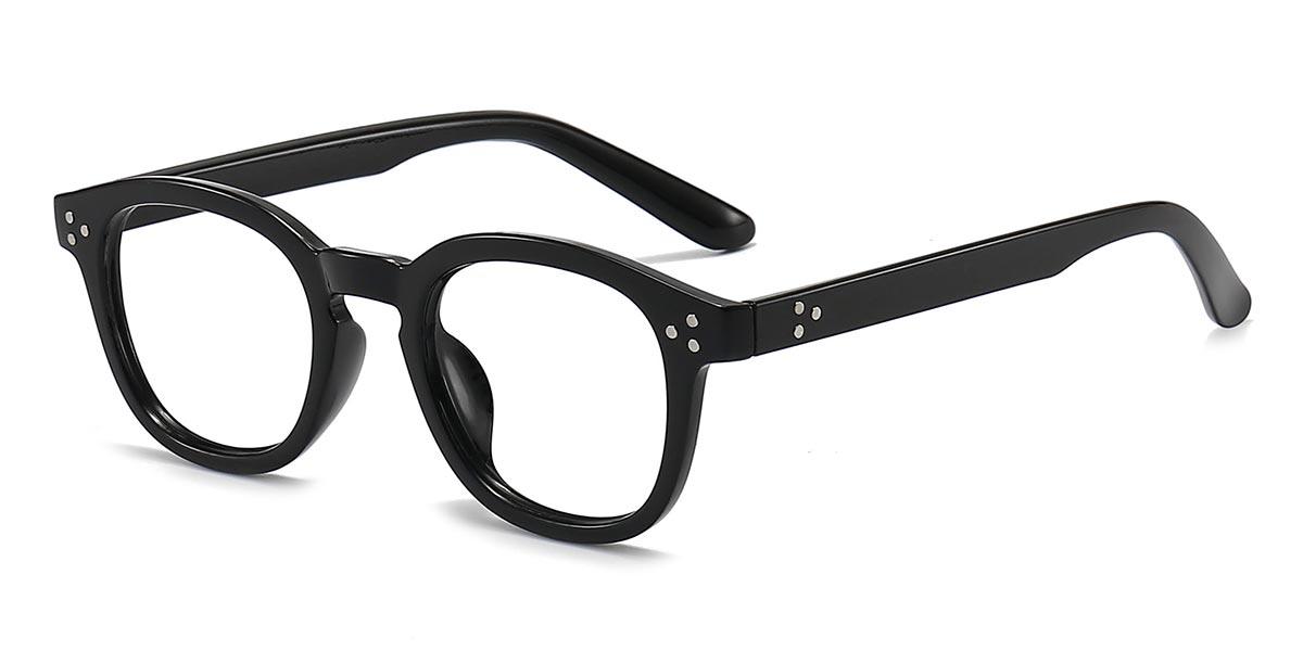 Black Snow - Oval Glasses