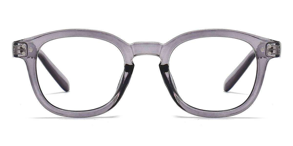 Grey Snow - Oval Glasses