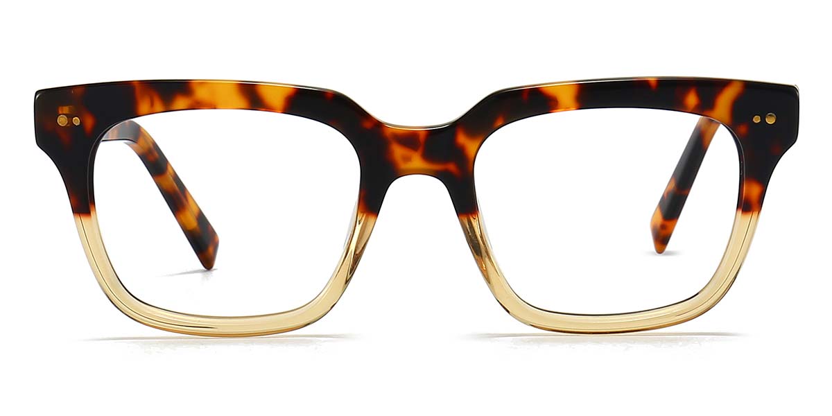 Tortoiseshell Brown - Square Glasses - Mabry