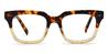 Tortoiseshell Brown Mabry - Square Glasses