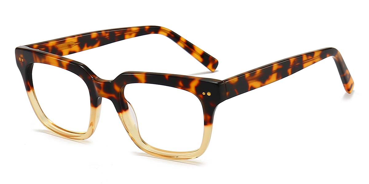 Tortoiseshell Brown - Square Glasses - Mabry