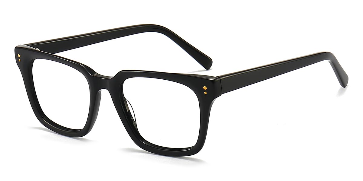 Black Jivanta - Square Glasses