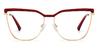 Wine Zephyr - Cat Eye Glasses