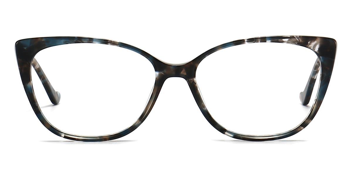 Black Tortoiseshell Thera - Oval Glasses