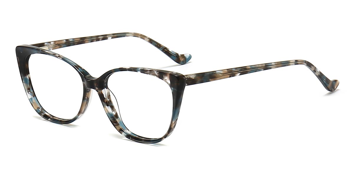 Black Tortoiseshell - Oval Glasses - Thera