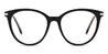 Black Aloisia - Oval Glasses