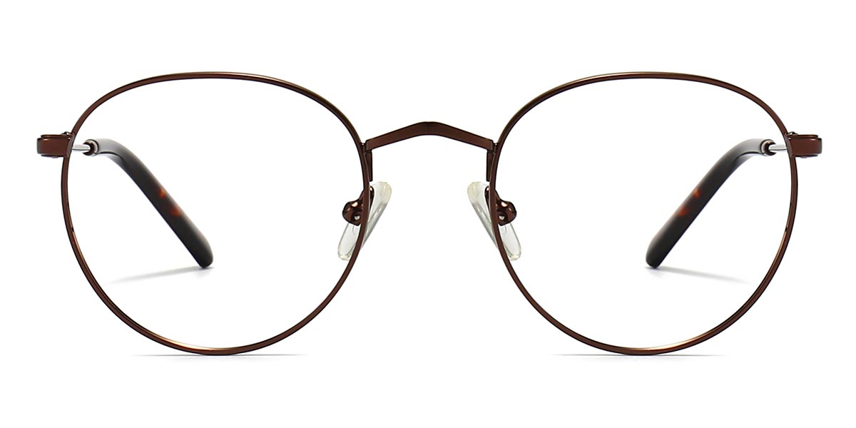 Tortoiseshell Brown - Oval Glasses - Leslie