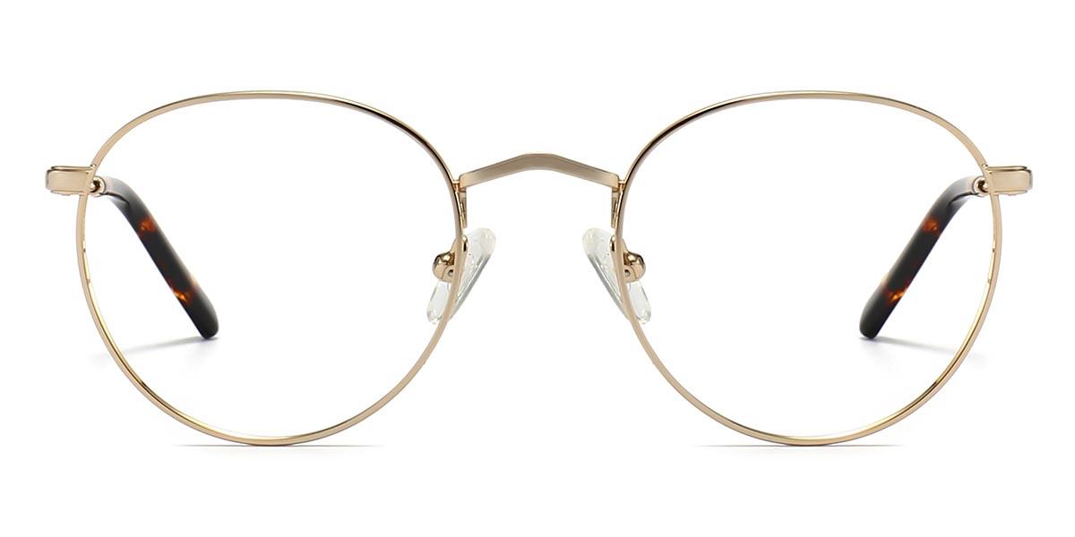 Gold Leslie - Oval Glasses
