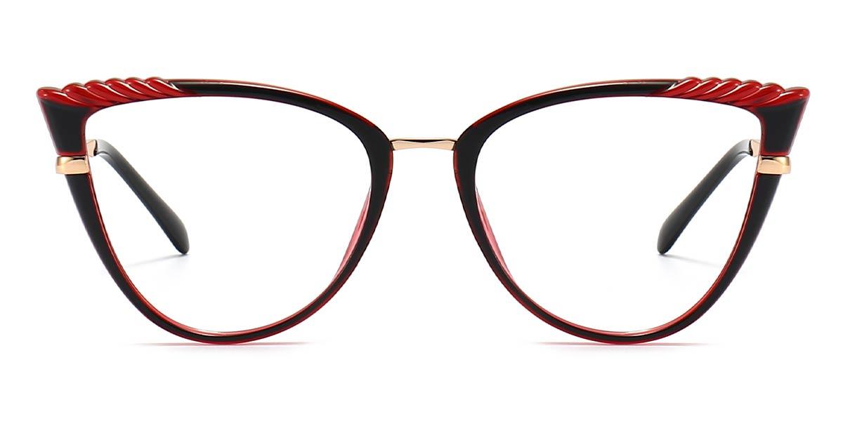 Wine Red Dakota - Cat Eye Glasses