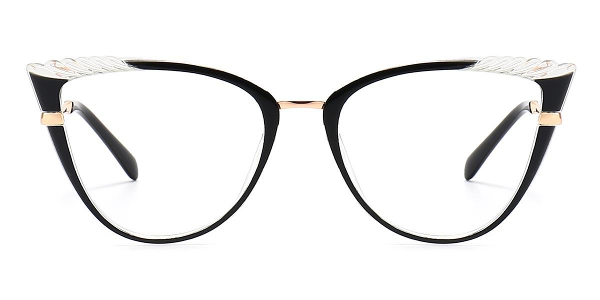 Black Clear Dakota - Cat Eye Glasses