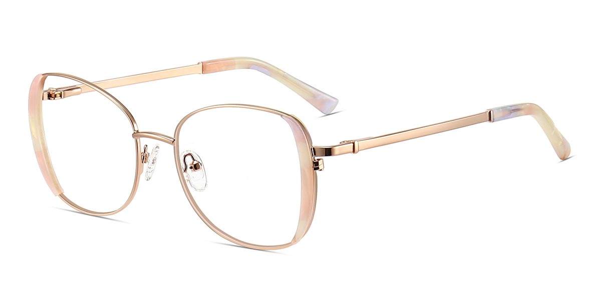Pink - Oval Glasses - Mirja