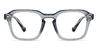 Tortoiseshell Grey Milo - Square Glasses