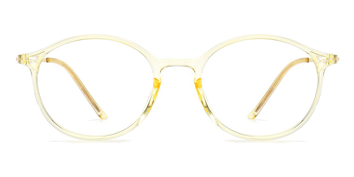 Yellow - Round Glasses - Julian