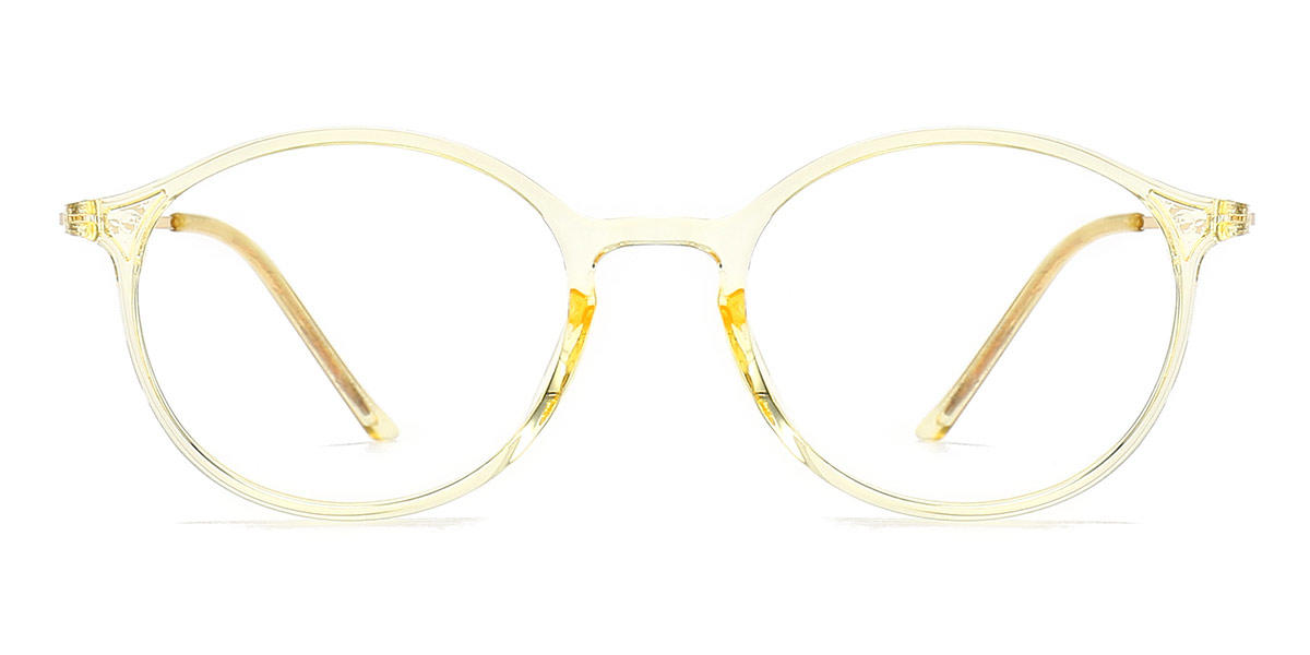 Yellow Julian - Round Glasses