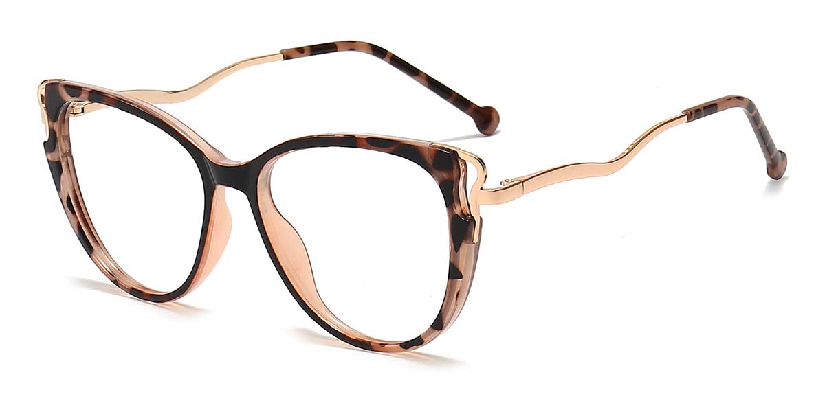 Tortoiseshell - Cat eye Glasses - Odette