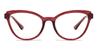 Red Kayla - Cat Eye Glasses