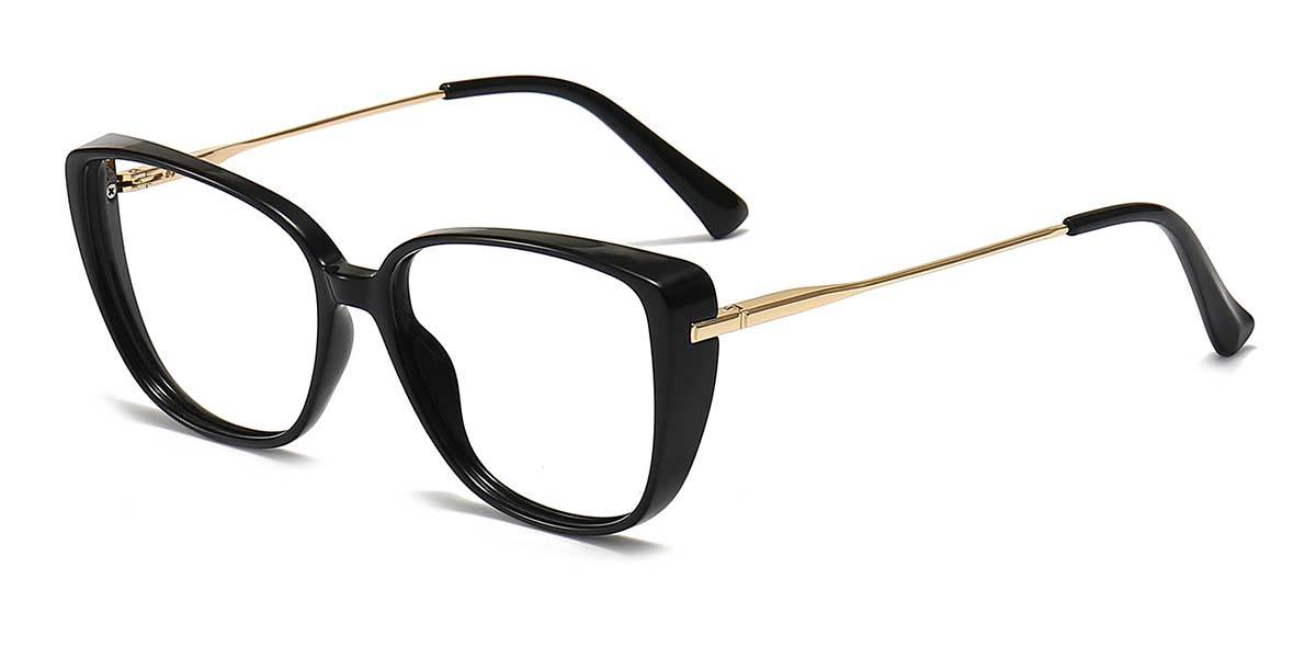 Black Dael - Rectangle Glasses