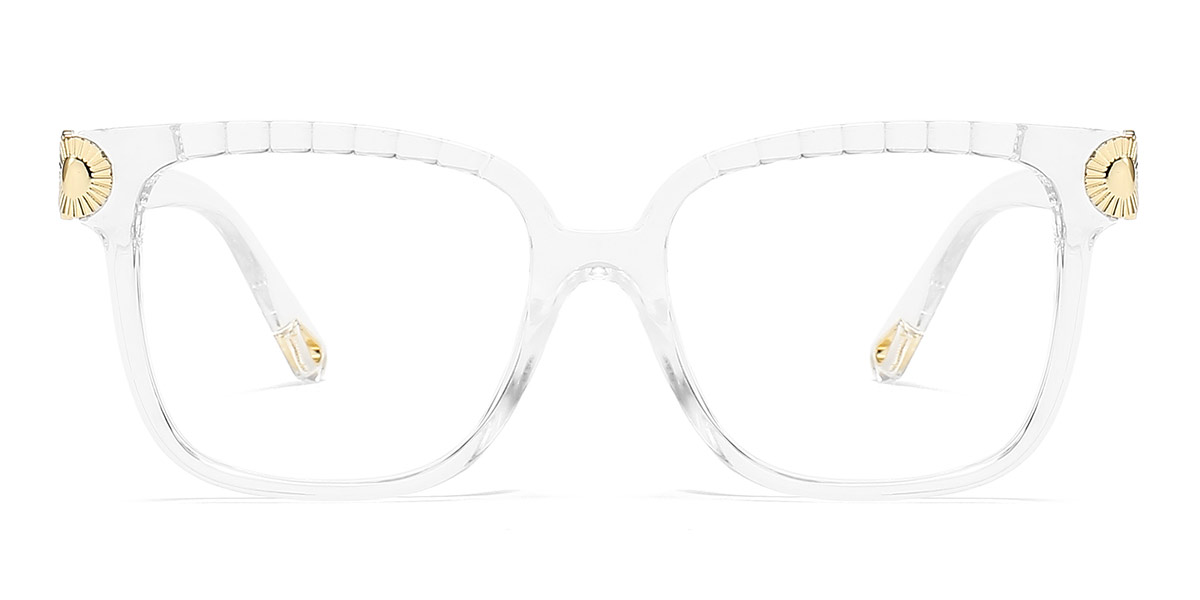 Transparent - Square Glasses - Faye