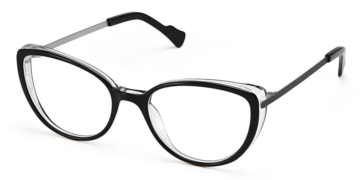 Black Audrey - Cat eye Glasses