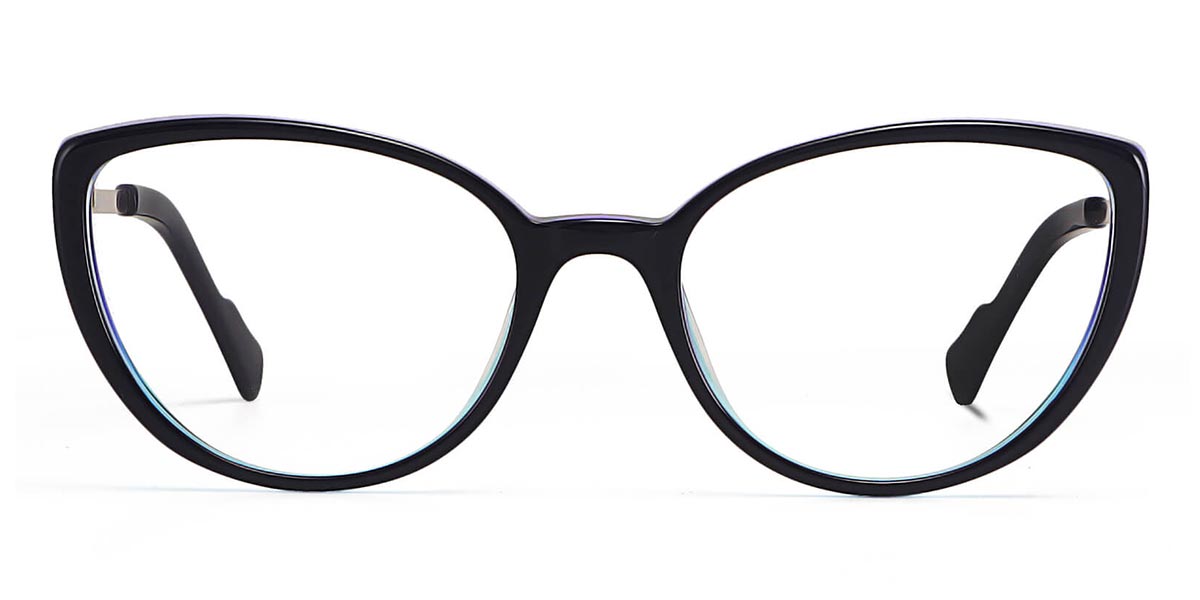 Navy - Cat eye Glasses - Audrey